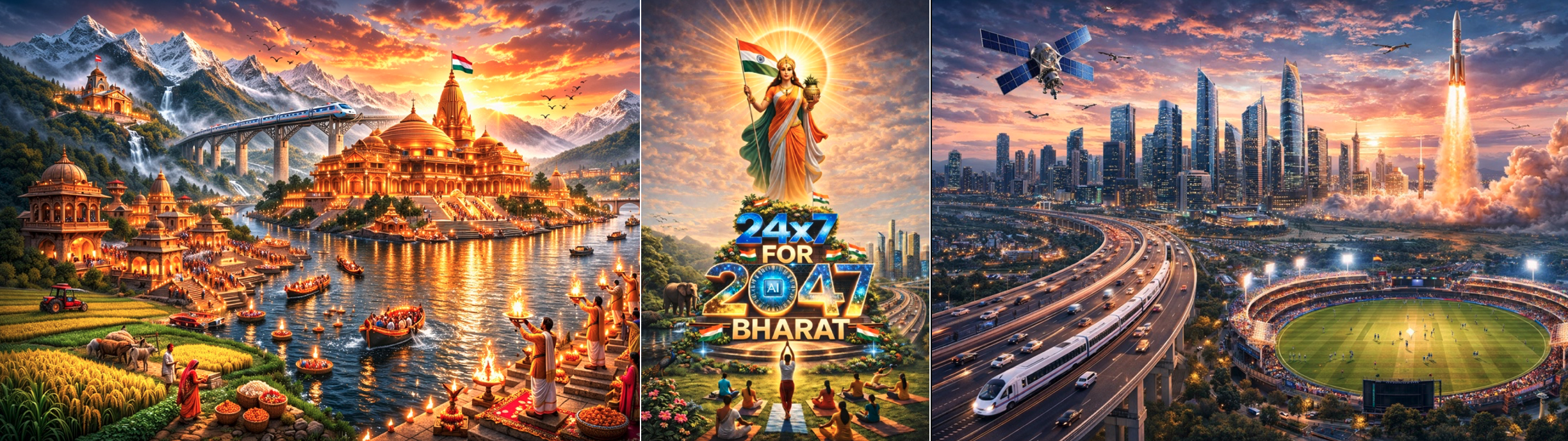 24x7 for 2047 — Bharat